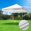 TRUE 10X10ft EZ Pop Up Canopy Folding Gazebo/White