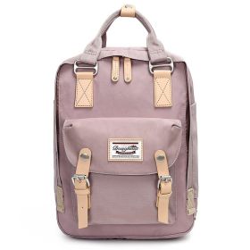 Doughnut Backpack Female College Style (Option: Light Purple-Bare Bag)