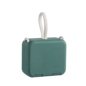 Handbag Back Clip Battery Power Bank (Option: Green-Type c)