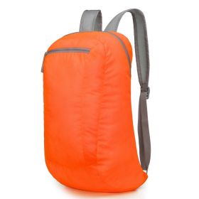 Outdoor Folding Waterproof Travel Bag Large Capacity Backpack (Option: 623 Orange)