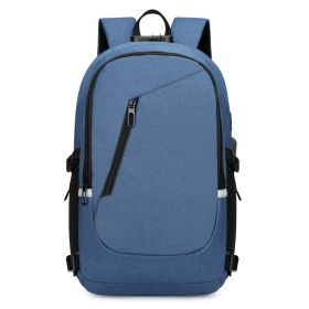 Computer Backpack Men's Backpack (Color: Blue)