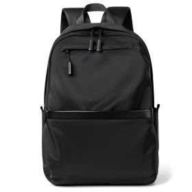 Men's Business Leisure Large Capacity Simple Travel Travel Backpack (Color: Black)