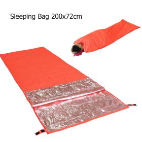 Outdoor Life Bivy Emergency Sleeping Bag Thermal Keep Warm Waterproof Mylar First Aid Emergency Blanke Camping Survival Gear (Color: D, Ships From: Czech Republic)