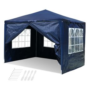 3*3m Gazebo/Wedding Tent w/4 Side Wall (Warehouse: US)