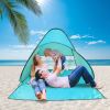 Pop Up Beach Tent Sun Shade Shelter Anti-UV Automatic Waterproof Tent Canopy for 2/3 Man w/ Net Window Storage Bag