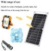 30W Solar Panel USB Waterproof Outdoor Hike Camping Portable Cells Battery Solar Charger Plate for Mobile Phone Power Bank