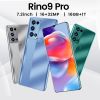 Wholesale Brand New Mobile Phone Rino9 Pro Dual Nano SIM Android Smart Phone. Ready In Stock.