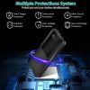 20000mAh Portable Charger Power Bank External Battery Pack with Digital Display Dual USB Charge Ports