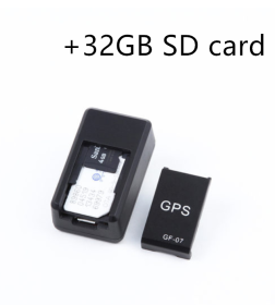 Mini GPS Locator (size: Black plus 32GB SD card-110V)